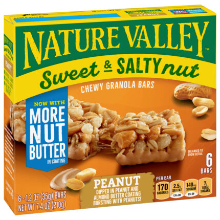 Nature Valley, Sweet And Salty Nut Granola Bars, Case Of 12, 7.4 Oz
