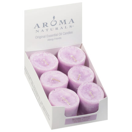Aroma Naturals, Ylang Ylang And Lavender Candle, Case Of 6, 1 Ct