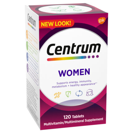 Centrum, Multivitamin Women, Case Of 4, 120 Ct