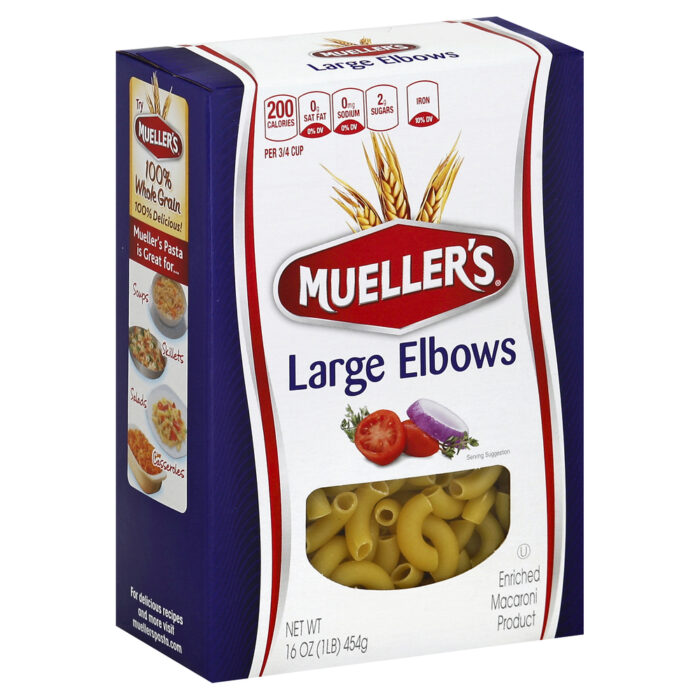 Muellers, Large Elbows, Case Of 12, 16 Oz - Image 1
