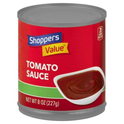 Shoppers Value, Tomato Sauce, Case Of 48, 8 Oz