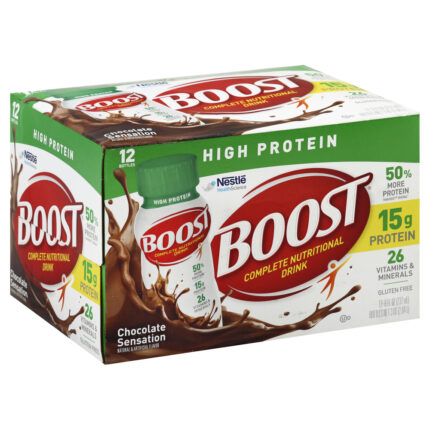 Boost, Nutritional Drink Chocolate Sensation, Case Of 2, 96 Fl Oz