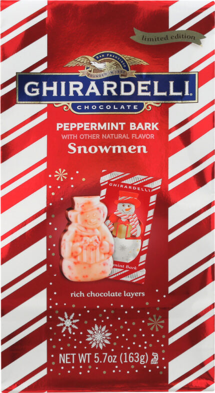 Ghirardelli, Peppermint Bark Chocolate, Case Of 12, 5.7 Oz