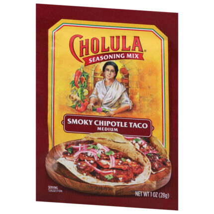 Cholula, Medium Smoky Chipotle Taco Seasoning Mix, Case Of 12, 1 Oz