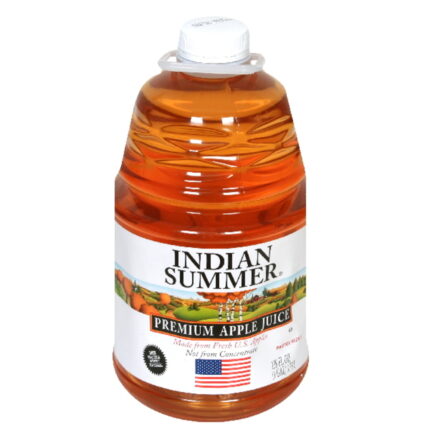 Indian Summer, 100% Premium Apple Juice, Case Of 4, 128 Fl Oz