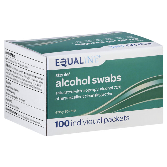 Equaline, Alcohol Swabs, Case Of 5, 100 Ct - Image 1