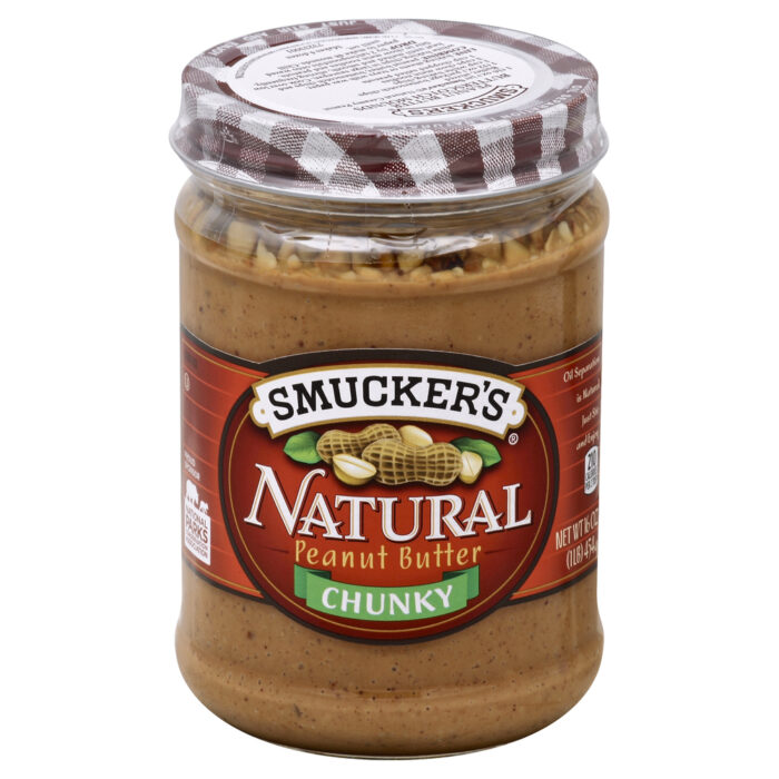 Smucker'S, Natural Chunky Peanut Butter, Case Of 12, 16 Oz - Image 1