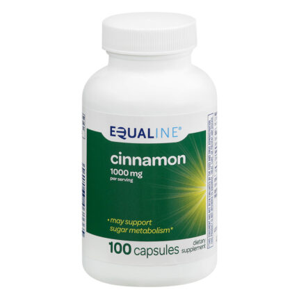 Equaline, Cinnamon Capsules 1000 Mg Per Serving, Case Of 3, 100 Ct