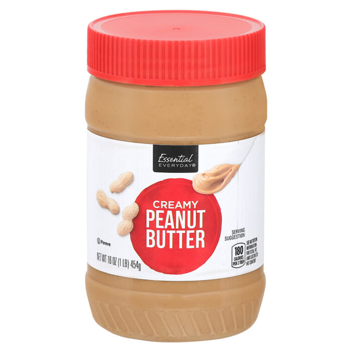 Essential Everyday, Creamy Peanut Butter, Case Of 12, 16 Oz - Image 1