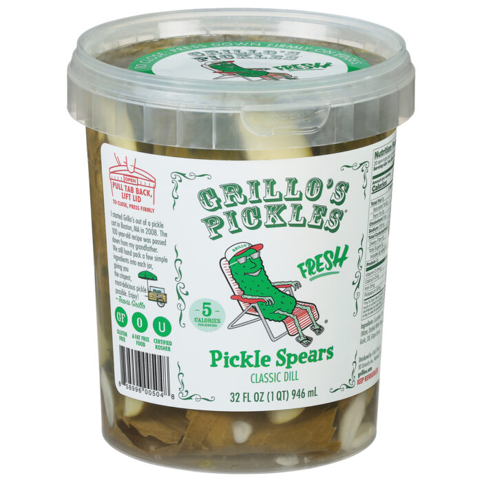Grillo Pickle Spears,Itln Dill 32 Fz - Image 1