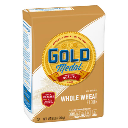 Gold Medal, Flour All Natural Whole Wheat, Case Of 8, 5 Lb