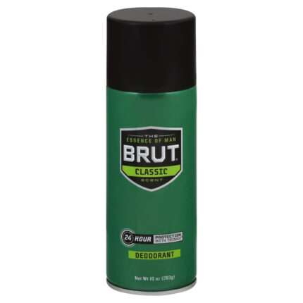 Brut, Deodorant, Classic, Case Of 6, 10 Oz