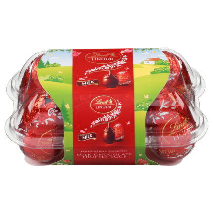 Lindt, Milk Chocolate Truffle Eggs, Case Of 12, 5.9 Oz