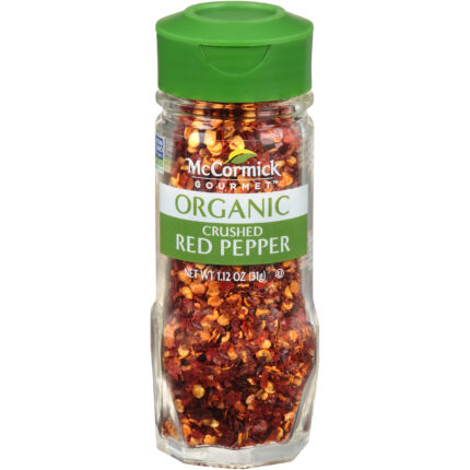 Mccormick, Gourmet Organic Crushed Red Pepper Shaker, Case Of 3, 1.12 Oz