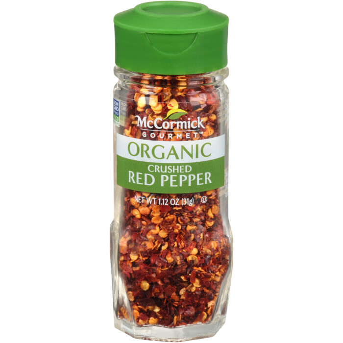 Mccormick, Gourmet Organic Crushed Red Pepper Shaker, Case Of 3, 1.12 Oz - Image 1
