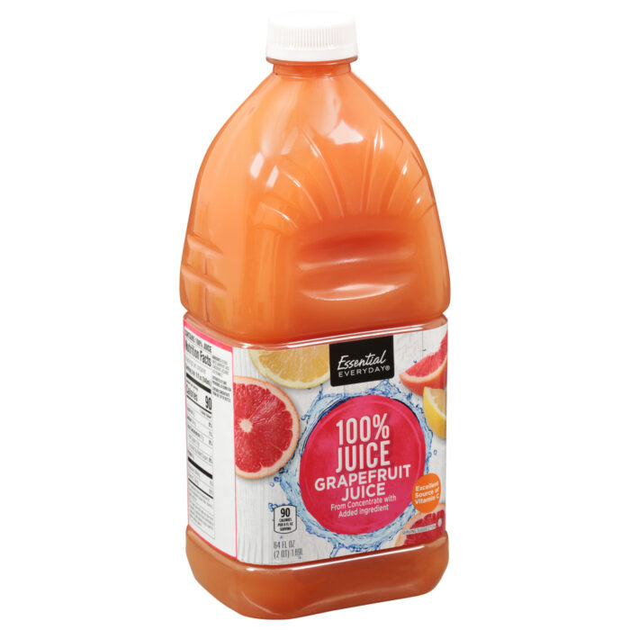 Essential Everyday, Juice Grapefruit 100%, Case Of 8, 64 Fl Oz - Image 1