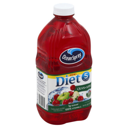 Ocean Spray, Diet Cran Apple Juice Drink, Case Of 8, 64 Fl Oz