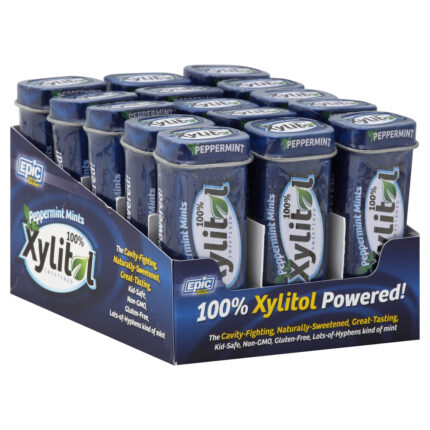 Epcdnt Mints,Xylitol,Peppermint 60 Ct