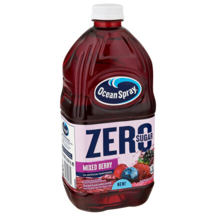 Ocean Spray, Zero Sugar Mixed Berry Cranberry Juice, Case Of 8, 64 Fl Oz