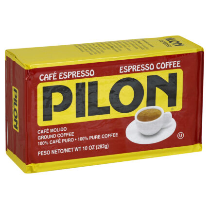 Pilon, Espresso Ground Coffee, Case Of 24, 10 Oz