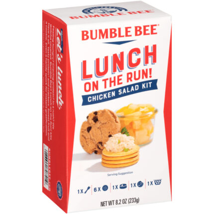 Bumble Bee, Lunch On The Run! Chicken Salad Kit Box, Case Of 4, 8.1 Oz