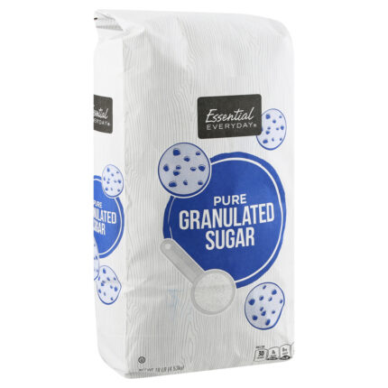 Essential Everyday, Pure Granulated Sugar, Case Of 4, 10 Lb