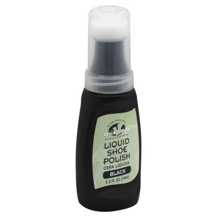 Griffin, Liquid Shoe Polish Black, Case Of 12, .25 Fl Oz - Image 1