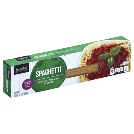 Essential Everyday, Spaghetti Pasta, Case Of 20, 16 Oz