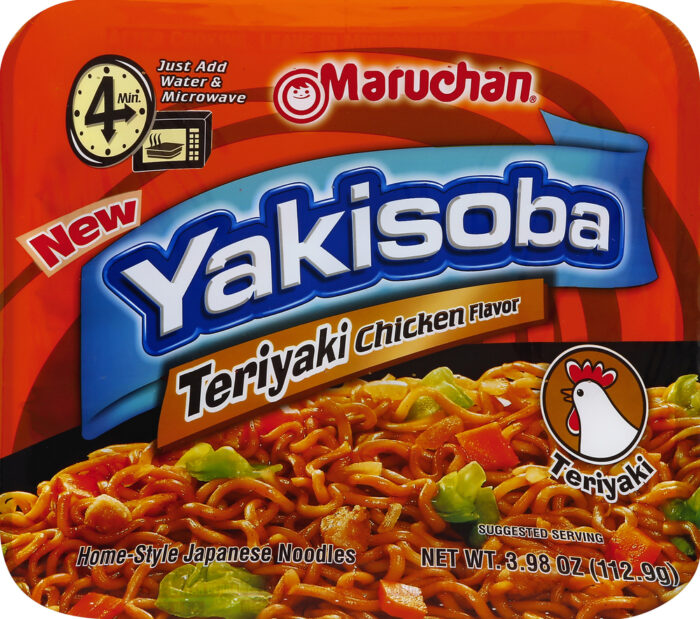 Maruchan, Yakisoba Teriyaki Chicken, Case Of 8, 3.98 Oz - Image 1
