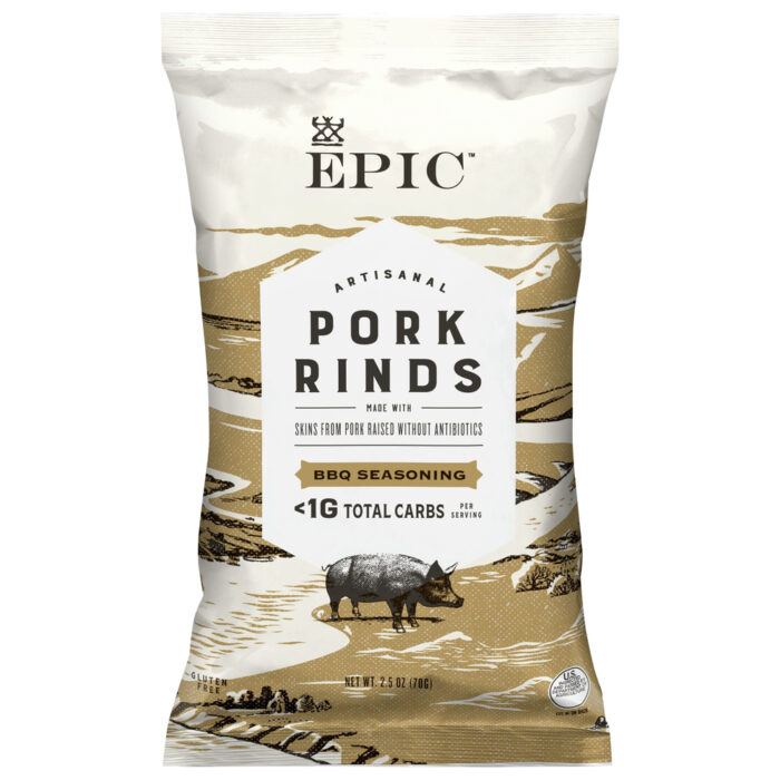 Epic Pork Rinds,Bbq Seasng 2.5 Oz - Image 1