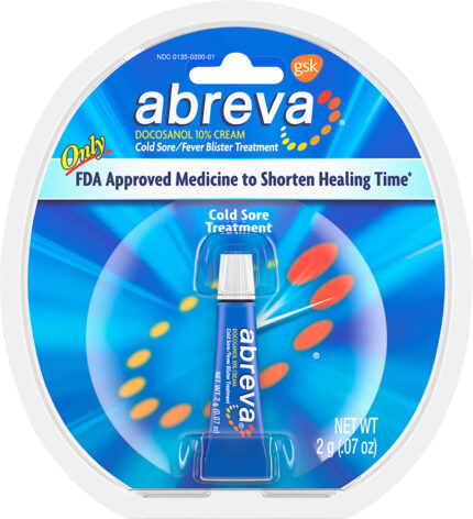 Abreva, Cream Cold Sore Treatment, Case Of 6, .07 Oz