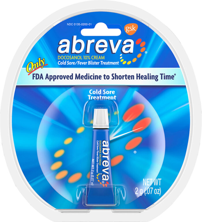 Abreva, Cream Cold Sore Treatment, Case Of 6, .07 Oz - Image 1