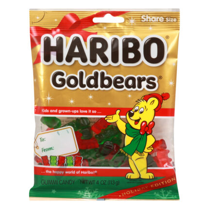 Haribo, Goldbears Gummy Candy, Case Of 12, 4 Oz