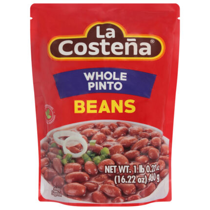La Costena, Whole Pinto Beans, Case Of 8, 1.04 Lb