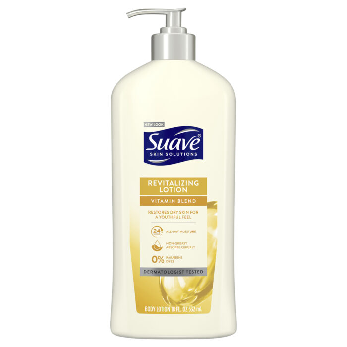 Suave, Skin Solutions Vitamin Blend Revitalizing Body Lotion, Case Of 6, 18 Fl Oz - Image 1