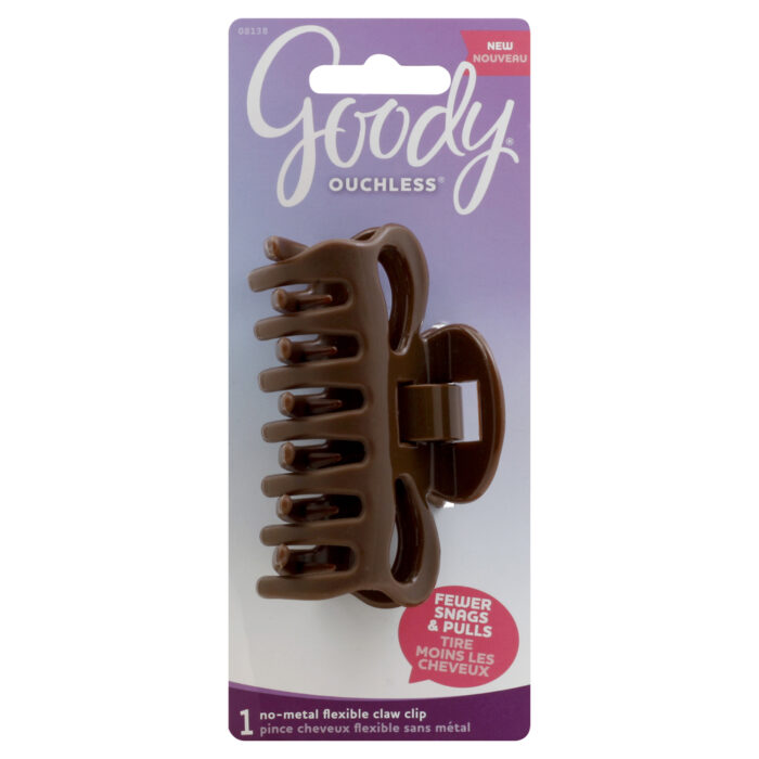 Goody, Flexible Claw Clip Brown, Case Of 3, 1 Ct - Image 1