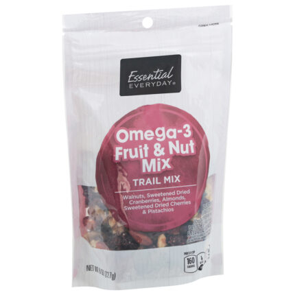 Essential Everyday, Omega 3 Fruit & Nut Trail Mix, Case Of 12, 8 Oz