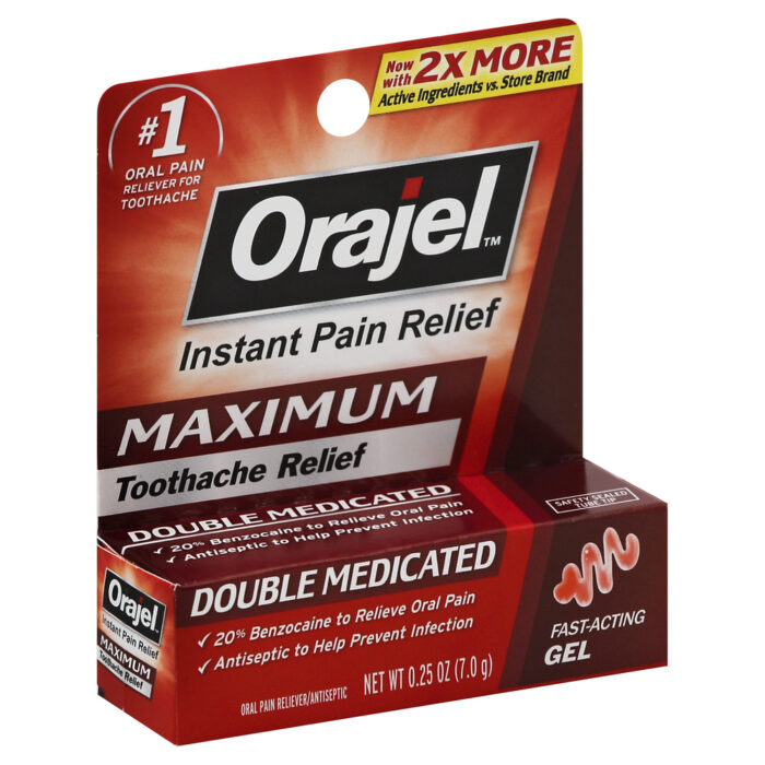 Orajel, Toothache Relief, Maximum, Case Of 6, 1 Ct - Image 1