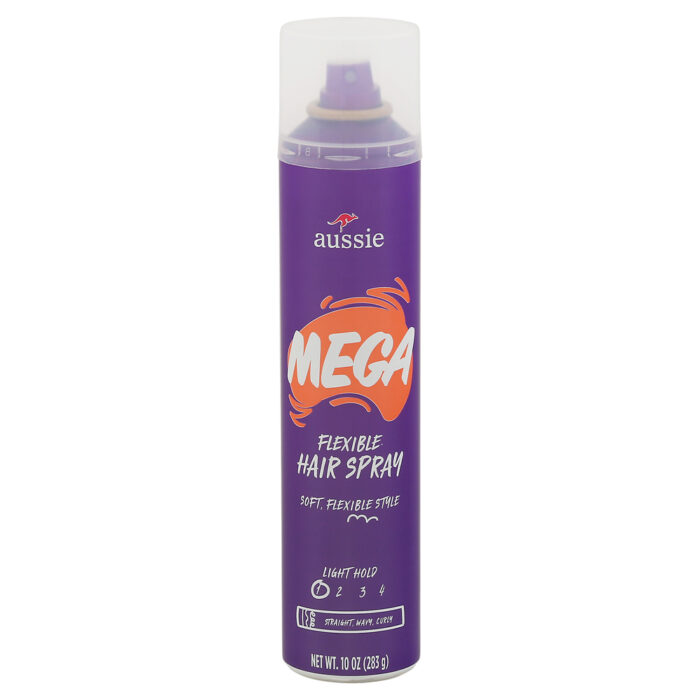 Aussie, Mega Flexible Hair Spray, Case Of 3, 10 Oz - Image 1