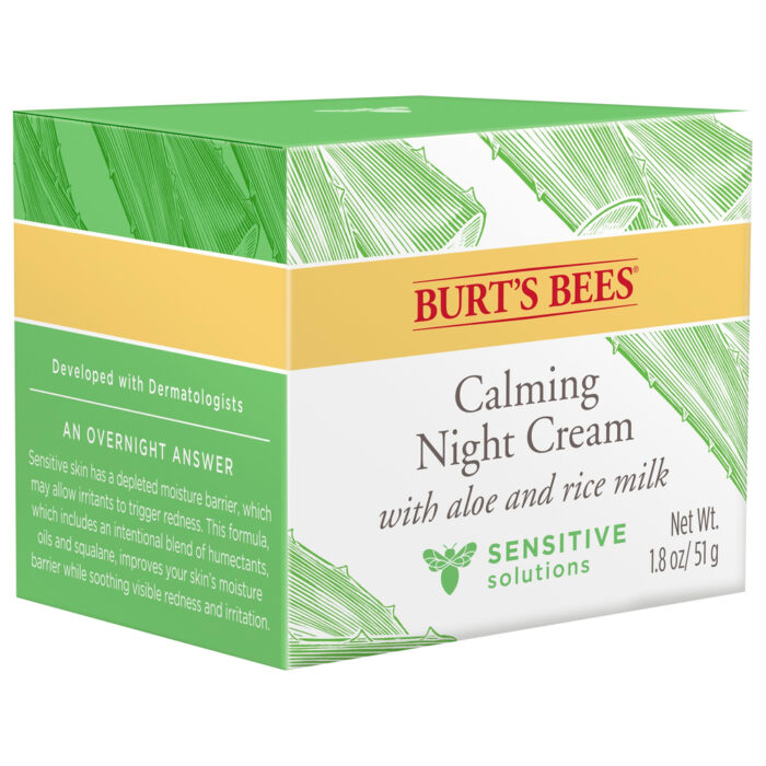 Burtsb Cream,Night,Sensitive 1.8 Oz - Image 1