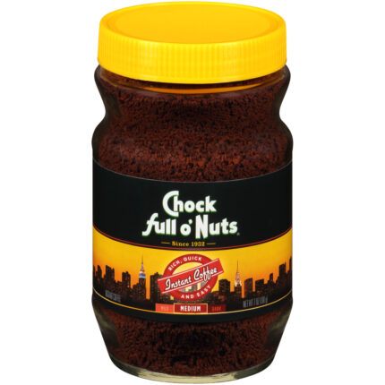 Chock Full O'Nuts, Instant Coffee Medium Roast, Case Of 12, 7 Oz