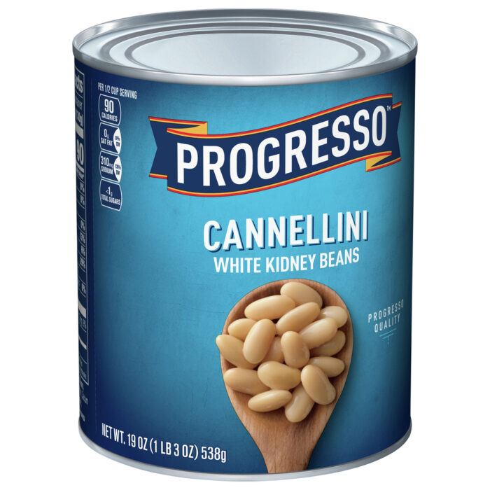 Progresso, Cannellini White Kidney Beans Can, Case Of 24, 19 Oz - Image 1