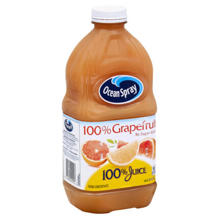 Ocean Spray, 100% Grapefruit Juice No Sugar Added, Case Of 8, 60 Fl Oz