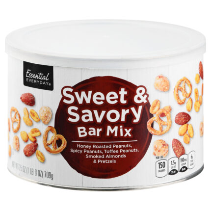 Essential Everyday, Sweet & Savory Bar Mix, Case Of 6, 25 Oz