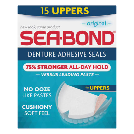 Sea Bond, Original Uppers Denture Adhesive Ls, Case Of 6, 15 Ct