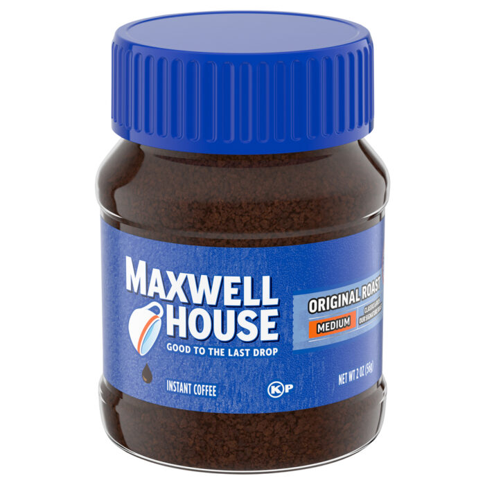 Maxwell House, Original Roast Medium Instant Coffee Jar, Case Of 12, 2 Oz - Image 1