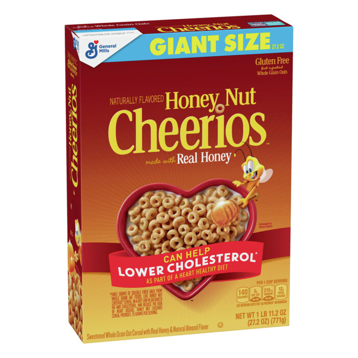 General Mills, Cheerios Honey Nut Cereal, Case Of 10, 27.2 Oz. - Image 1