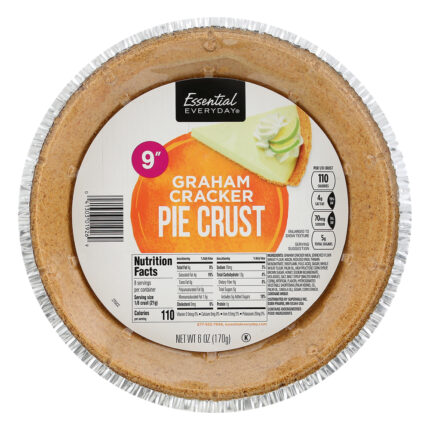 Essential Everyday, 9" Graham Cracker Pie Crust, Case Of 12, 6 Oz
