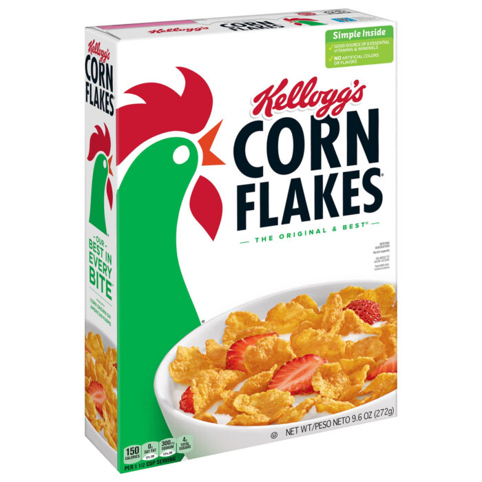 Kellogg'S, Corn Flakes Cereal, Case Of 16, 9.6 Oz - Image 1
