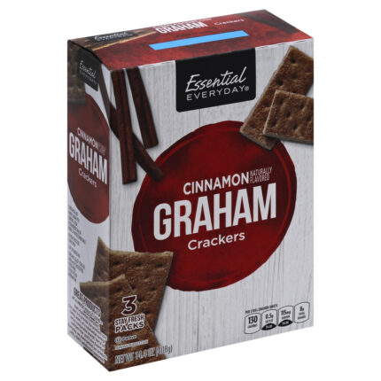 Essential Everyday, Cinnamon Graham Crackers, Case Of 12, 14.4 Oz